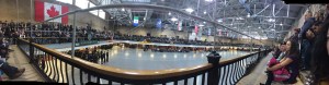 Panoramic shot of the  Minto Armouries ahead of the Remembrance Day ceremonies. 